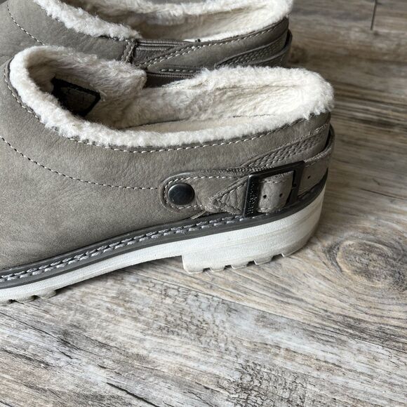 LL Bean Clogs Camden Hill Lined Women's 9 Gray Brown - Picture 13 of 13